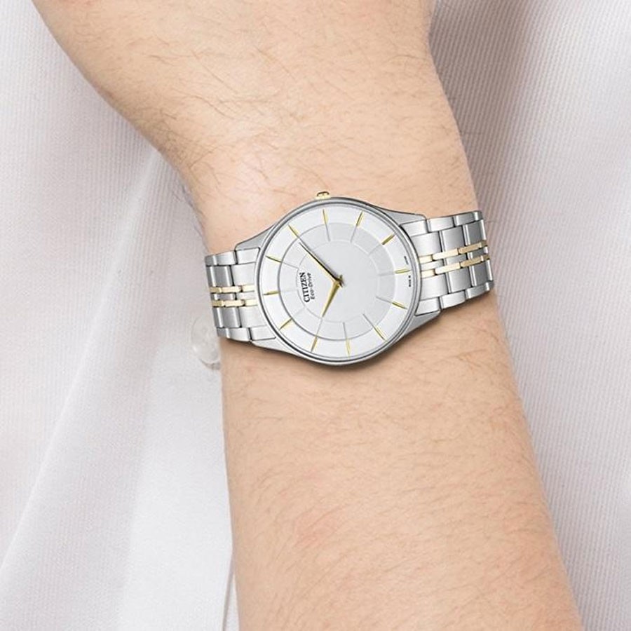Đồng Hồ Nam Citizen Siêu Mỏng Dây Thép Không Gỉ AR3014-56A - Mặt Trắng