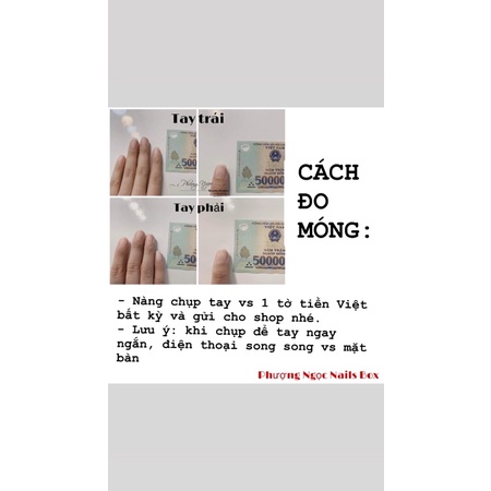 Nail box đơn giản siêu dễ thương đính nơ ngọc