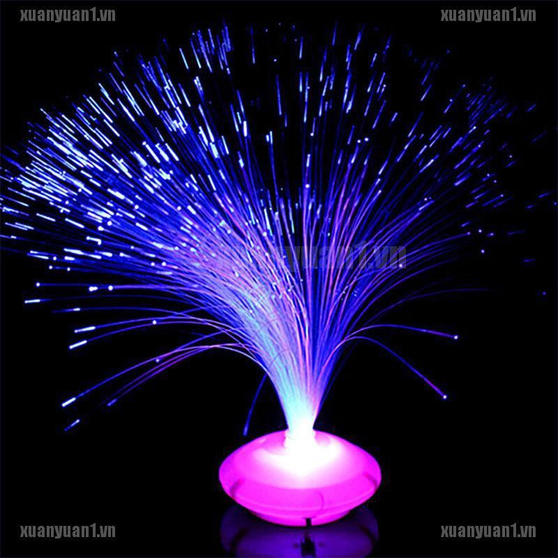 [XUANYUAN1] Đèn LED Sợi Quang Ánh Sáng Ban Đêm Thay Đổi Màu Sắc Trang Trí Nhà Cửa