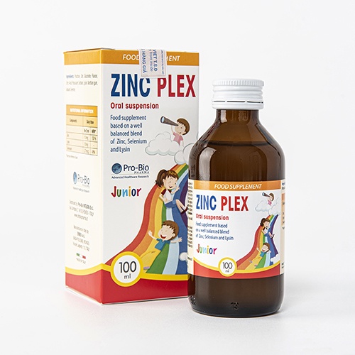 Siro ZinC Plex 100ml bổ sung kẽm và vitamin giúp trẻ ăn ngon hơn của Italy