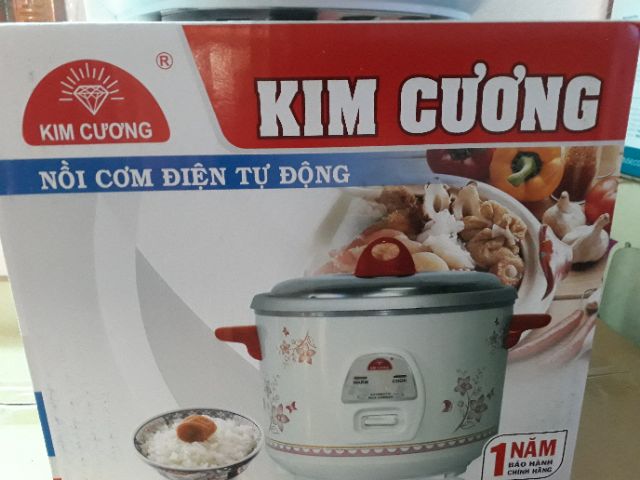 NỒI CƠM ĐIỆN KIM CƯƠNG 1L2 GIẢM 35K