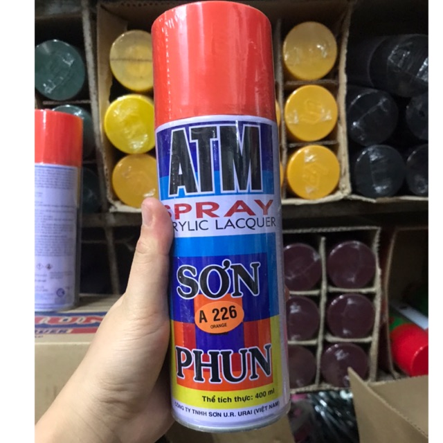 Sơn phun ATM màu cam A226