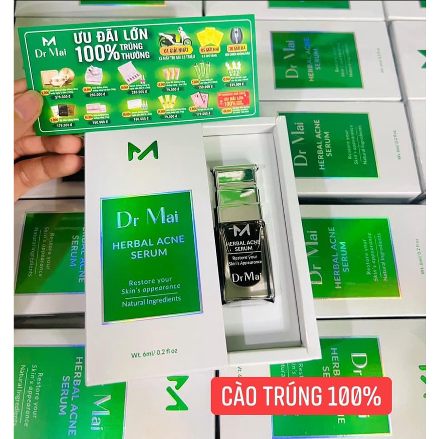 COMBO SỮA RỬA MẶT DR MAI SERUM MIX SERUM NGUYÊN CHẤT CHÍNH HÃNG