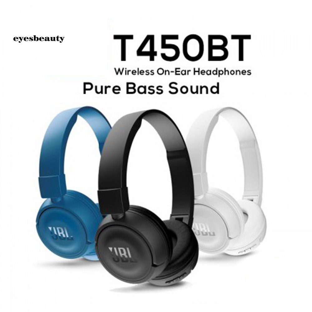 EBTY JBL T450BT Foldable Sport Wireless Bluetooth 4.0 HiFi Over-Ear Headphone Headset | BigBuy360 - bigbuy360.vn