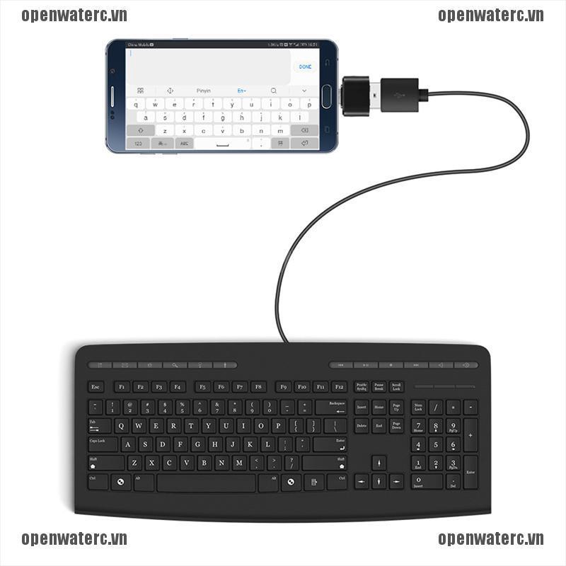 Bộ 2 Đầu Chuyển Đổi OTG USB Type C Sang USB 2.0
