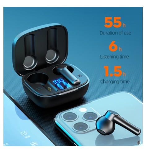 Tai Nghe Không Dây Nhét Tai Bluetooth 5.0 Chống Nước Âm Thanh HIFI TWS Lb-8