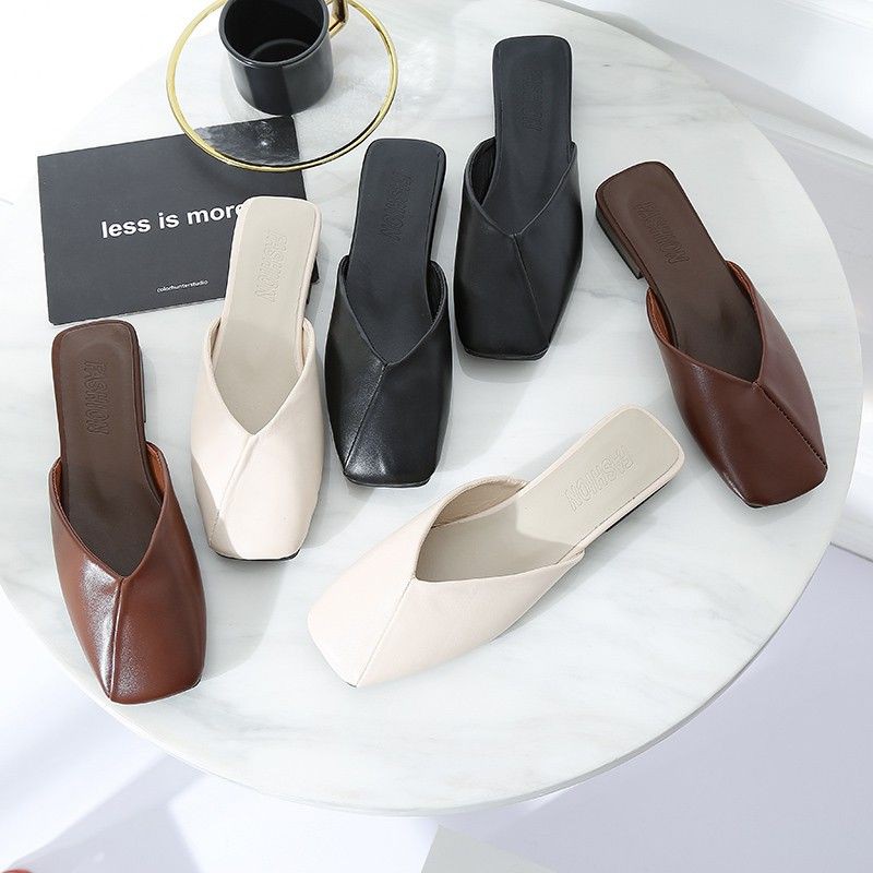 [ORDER] Sục mũi vuông trơn da mềm mã T7 (ảnh thật ở cuối) - Hàng Quảng Châu