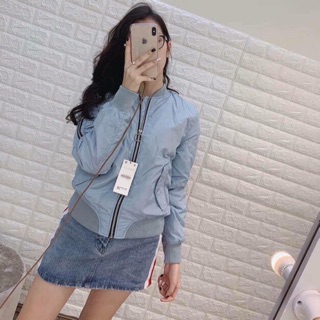 Áo phao bomber lót lông cừu