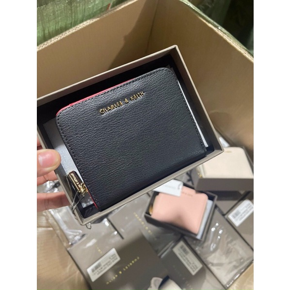 Ví nữ chữ CNKis dầy dặn da rắn chữ nổi cầm tay nhiều ngăn đựng thẻ-DẦY