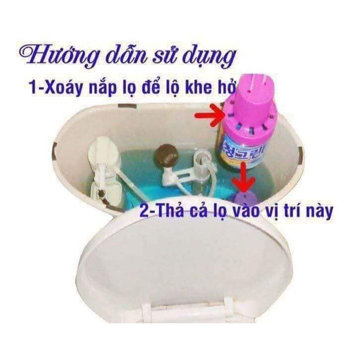 Cốc thả bồn cầu Hàn Quốc