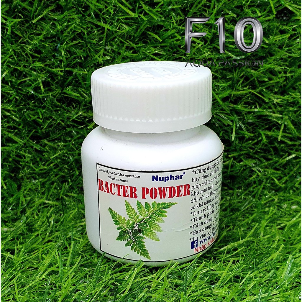 BACTER POWDER Nuphar Vi sinh xử lý nước giành cho bể cá cảnh,thuỷ sinh