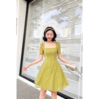 OLV - Đầm Clover Square Neck Dress