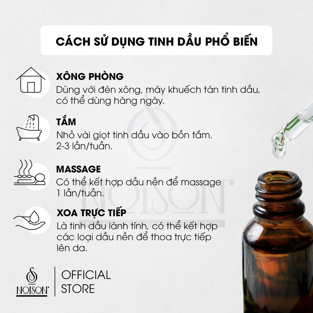 [BÌNH 1 LÍT] Tinh dầu Xoài Noison | Mango Essential Oil | Nhập khẩu Ấn Độ |