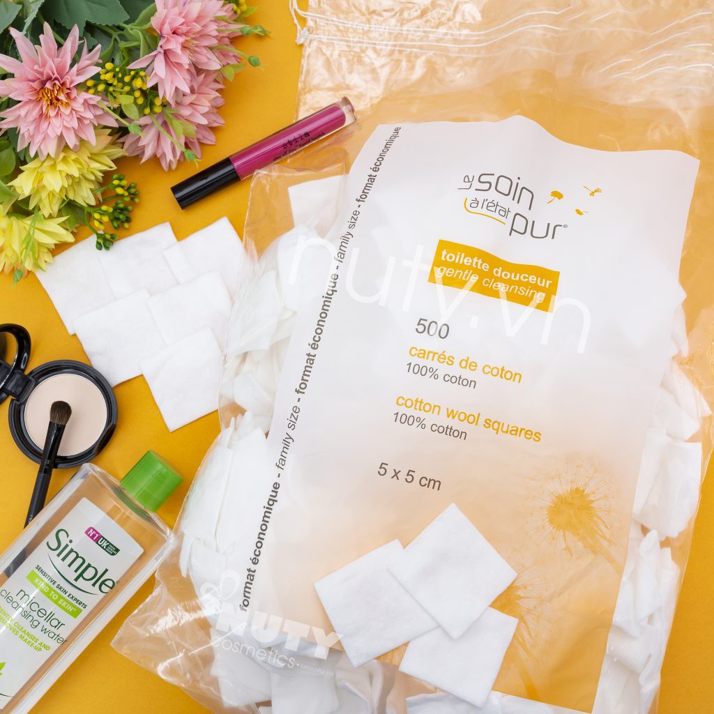 Bông Tẩy Trang 500 &amp; 600 Miếng Tetra, Truma Medical Pháp - Muse House