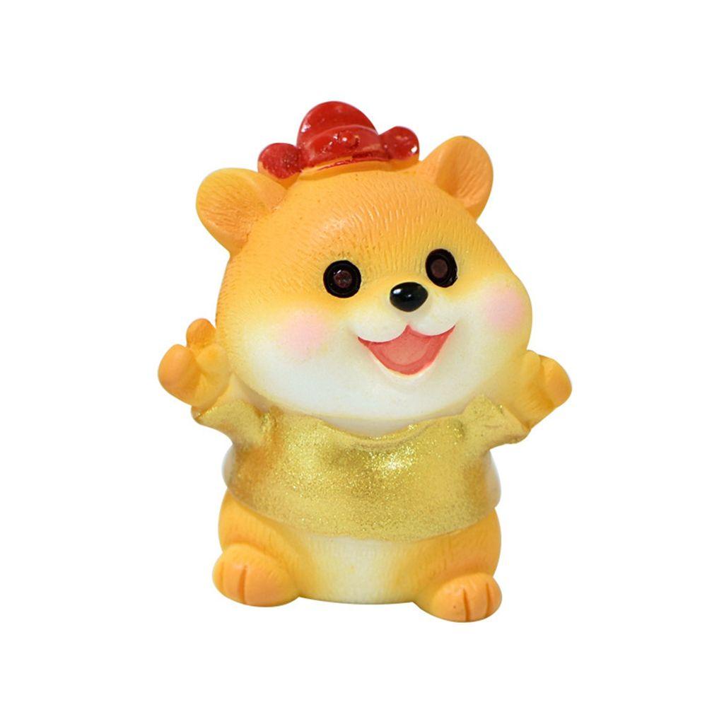 1 Đồ trang trí Chú Chó Hoạt Hình Mini Bằng Nhựa Resin Dễ Thương Dùng Trang Trí Tiểu Cảnh|Phụ Kiện Bóng Để Bàn Trang Trí