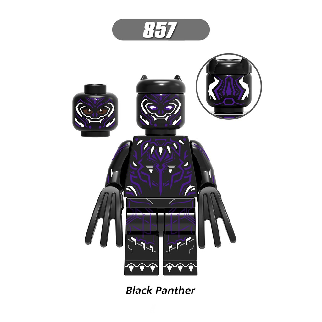 Minifigures Marvel Bộ Tộc Báo Đen Black Panther X0191