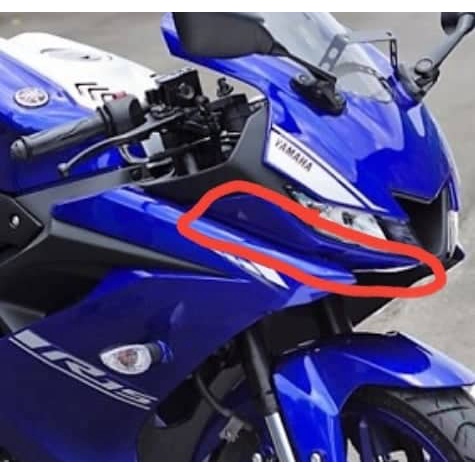 Ốp cạnh đèn pha Yamaha R15v3 chính hãng nhập Indonesia