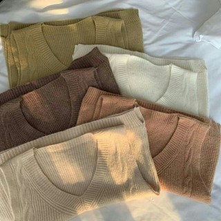 [ORDER] Áo gile len dáng ngắn