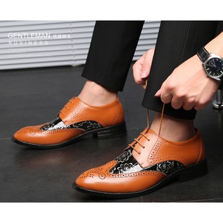 Thanh lý giày da nam có hoa văn giá rẻ (chỉ còn size 43)