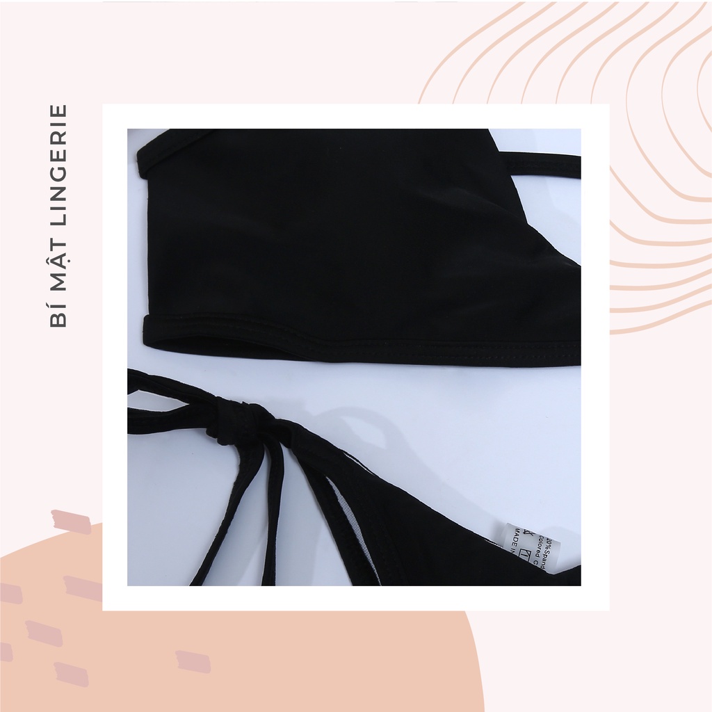 Bikini buộc dây quần xẻ cao sexy