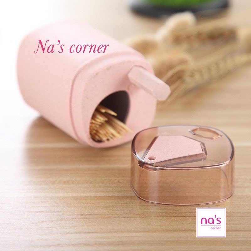 Hộp đựng tăm thiết kế thông minh, nhấn nút tăm sẽ tự động bật lên