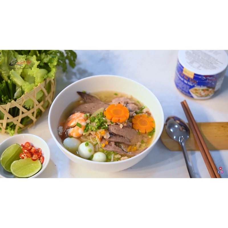 Gia Vị Cốt hủ tiếu Quốc Việt foods - NK Mỹ tiêu chuẩn FDA