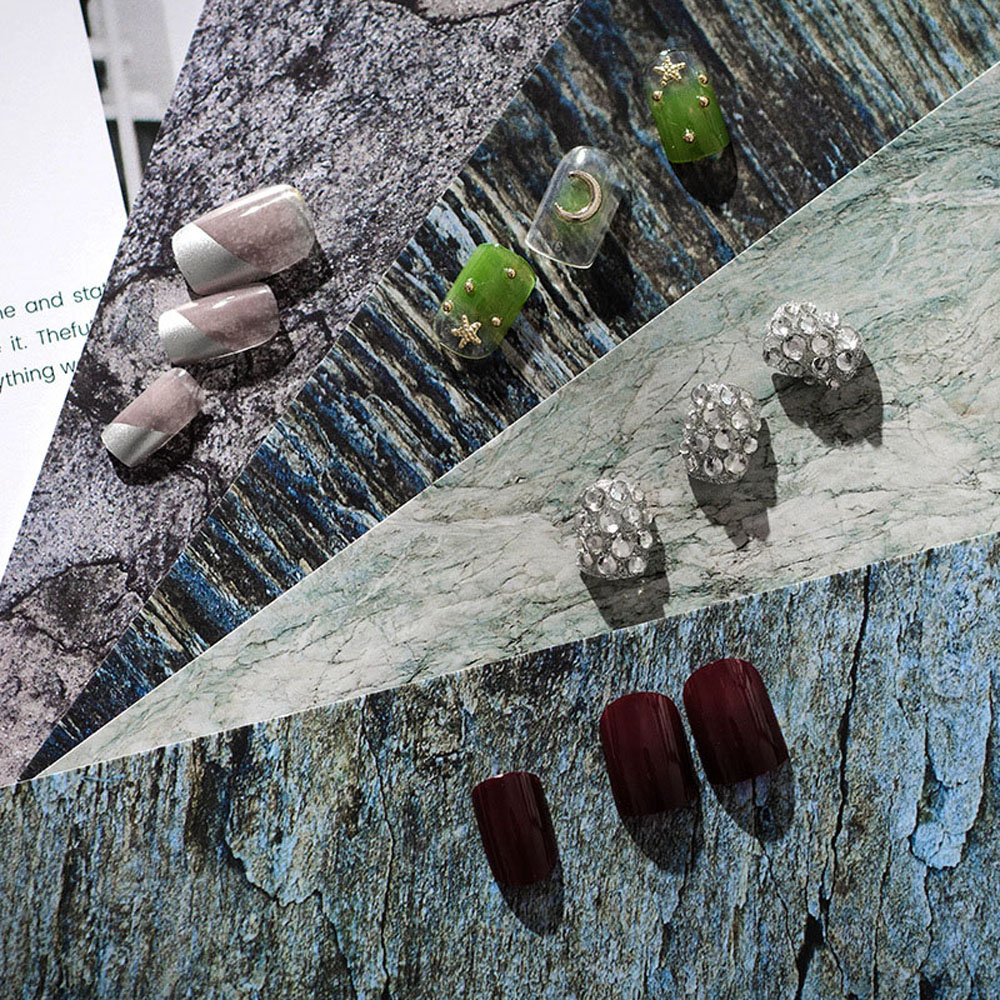 [Hàng mới về] Bảng trưng bày móng tay giả nghệ thuật chất liệu giấy