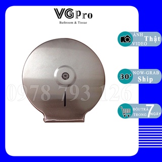 Hộp Đựng Giấy Vệ Sinh Công Nghiệp Cuộn Lớn Inox A723 Lắp Treo Tường Trong Nhà Vệ Sinh Bán Buôn Lẻ Bởi VGpro