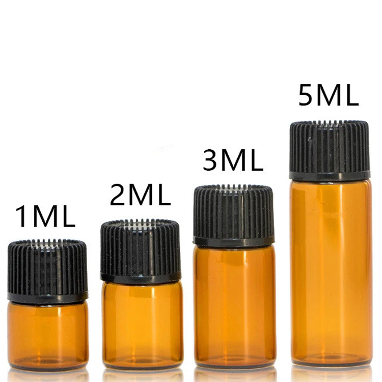 1 Lọ Thủy Tinh Mini 1 / 2 / 3ml Chiết Mỹ Phẩm Du Lịch Tiện Dụng