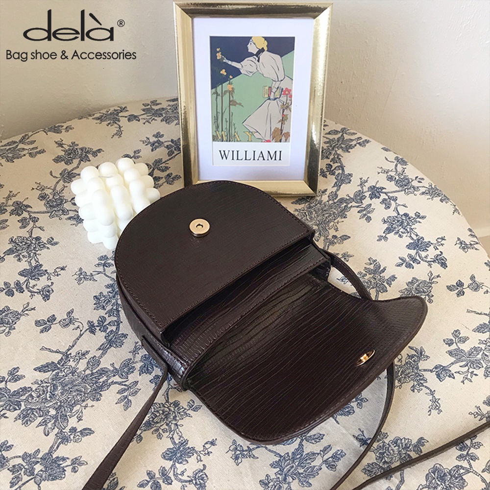 Dela Túi Đeo Vai Hình Vuông Cỡ Nhỏ Phong Cách Hồng Kông Cổ Điển Thời Trang Cho Nữ