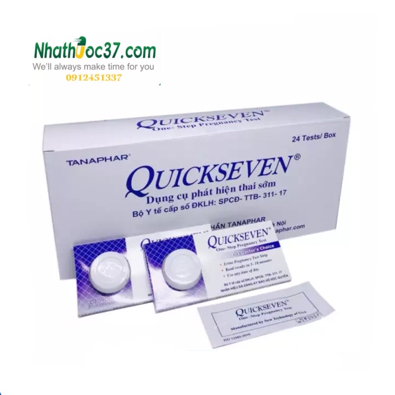 Que thử Thai Quickseven, cho kết quả nhanh và chính xác sau 7-10 ngày