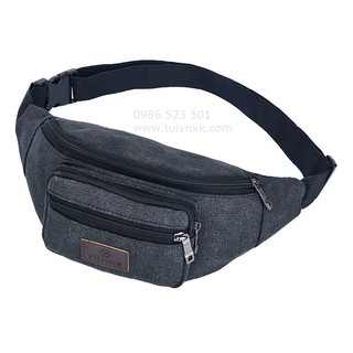 Túi đeo bụng vải bố