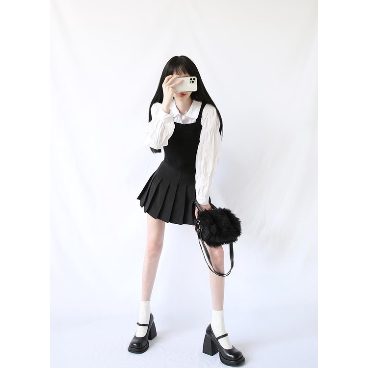 Hàng Mới Về Giày Cao Gót Mary Jane Cao Gót Phong Cách Anh Quốc vintage