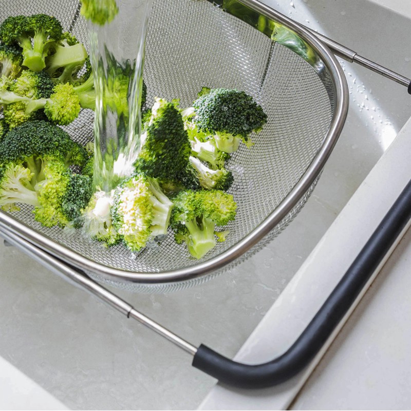 Dụng cụ lọc Sweejar thoát nước bồn rửa chén bằng inox có thể thu gọn tiện dụng