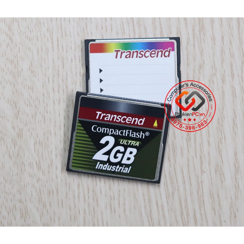 Thẻ nhớ CF Card Industrial công nghiệp Transcend 128mb 256mb 512mb 1gb 2gb 4gb cho CNC, PLC, cơ khí chính xác