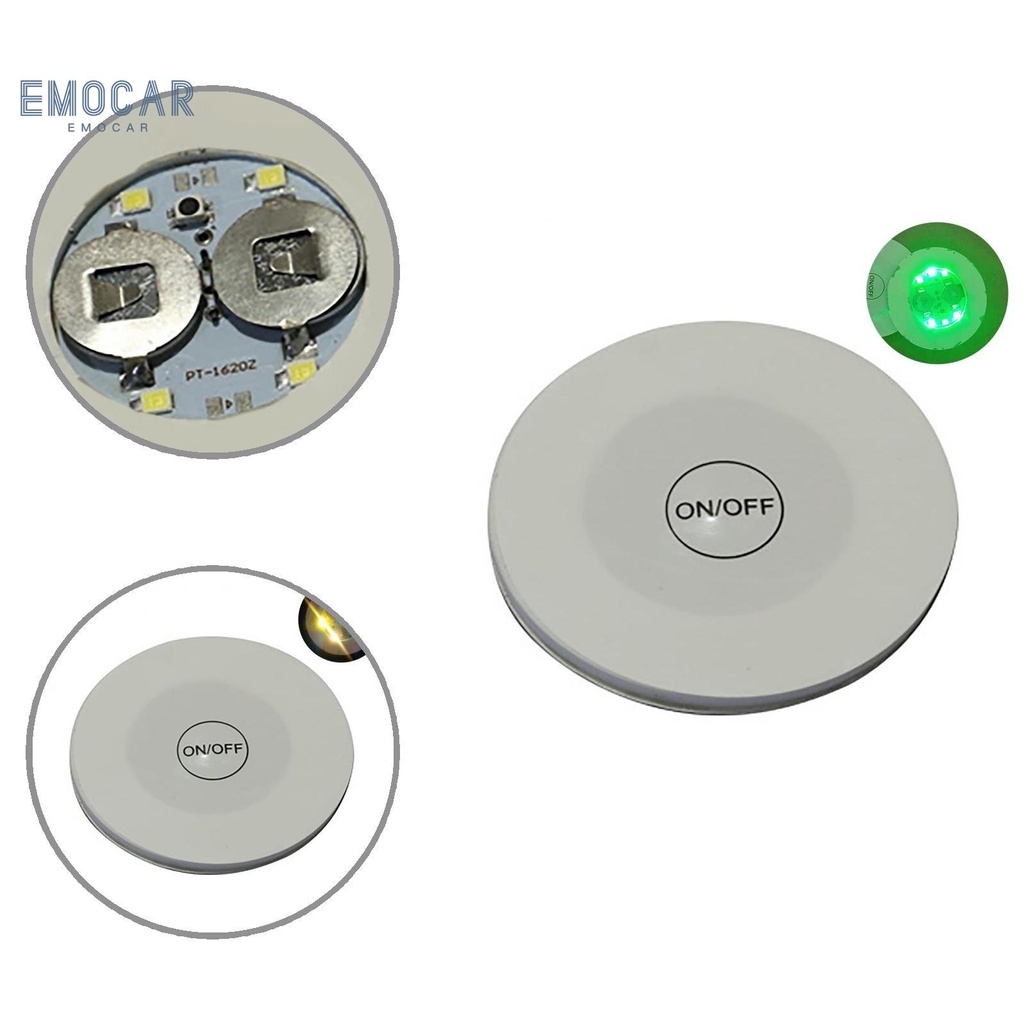 Đế lót ly có đèn LED hình tròn dùng trang trí quán bar