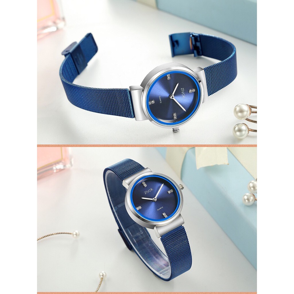 [CHÍNH HÃNG] Đồng hồ nữ ZIVOK dây da Titanium mềm mại, phong cách trẻ trung, quý phái đậm chất Châu Âu | BigBuy360 - bigbuy360.vn
