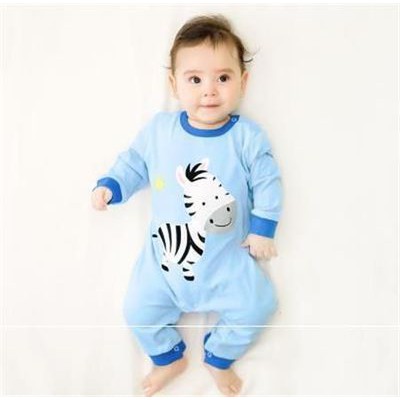 Body liền thân cotton tay dài in hình xinh xắn dễ thương dành cho bé