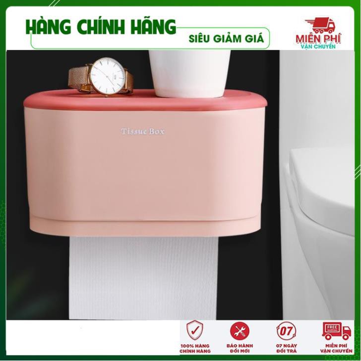 Hộp đựng giấy vệ sinh siêu dính - Hộp Để Giấy Vệ Sinh Chống Nước - Gia Dụng Thông Minh