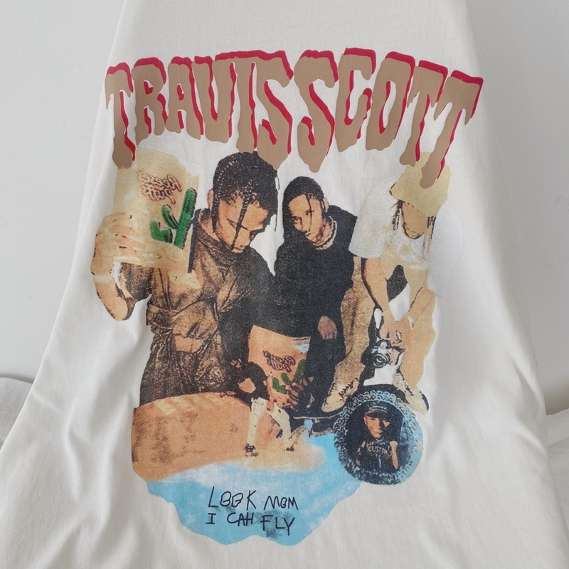 Áo Thun Cotton 100% TRAVISSCOTT Nam/Nữ (Ảnh Thật/Có sẵn)