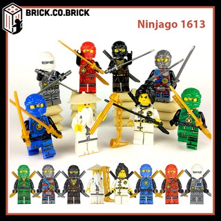 1613 - Combo 8 nhân vật Ninja the phantom - Đồ chơi lắp ráp Minifigure - Mô hình Ninja The ICE EMPEROR