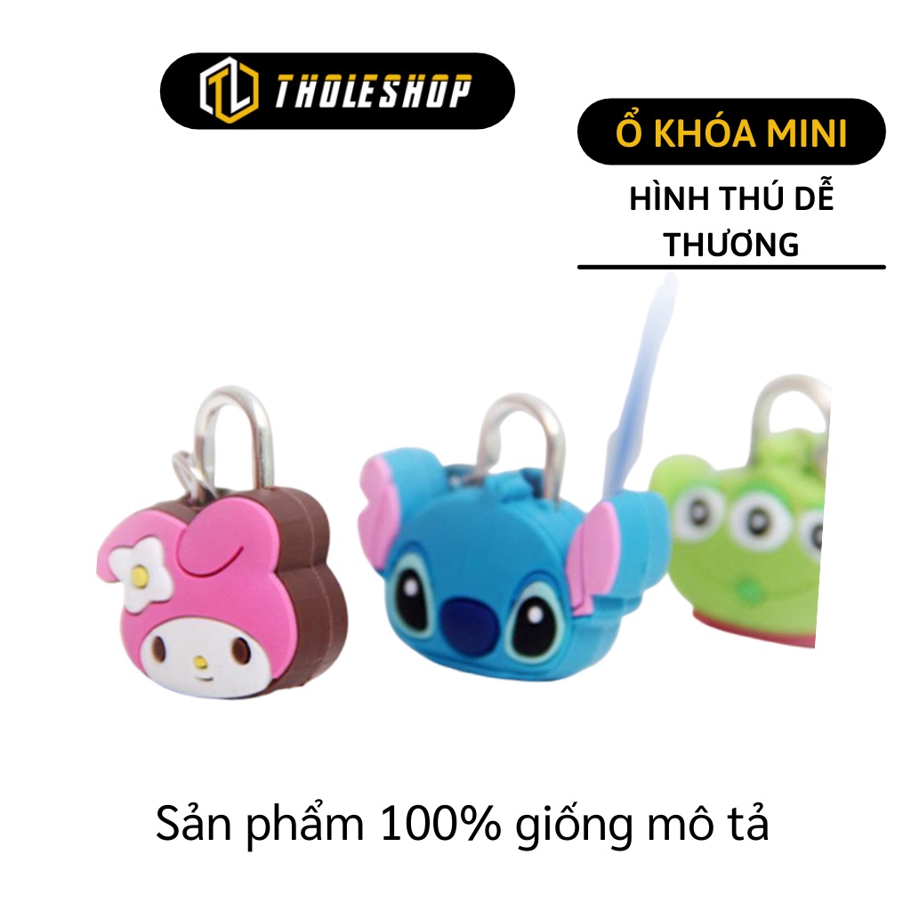 Ổ Khóa Vali - Ổ Khóa Hành Lý, Balo, Túi Xách Mini Chống Trộm Hình Thú Dễ Thương 5666