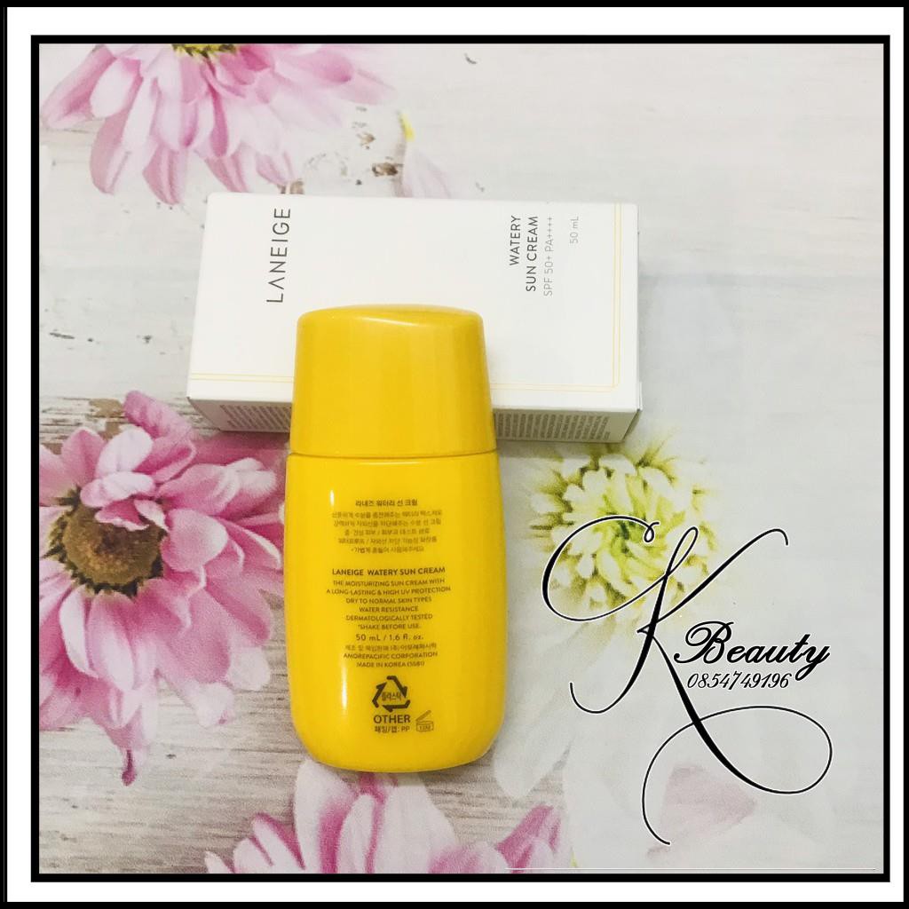 (mẫu mới date xa) Kem Chống Nắng Laneige Watery Sun Cream SPF50+ PA++++ | BigBuy360 - bigbuy360.vn