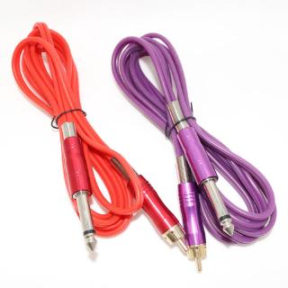 Bàn đạp nguồn máy xăm lõi đồng nguyên chất rca dây móc 2m bằng silicon mềm