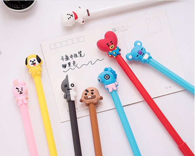 Bút mực nước bts