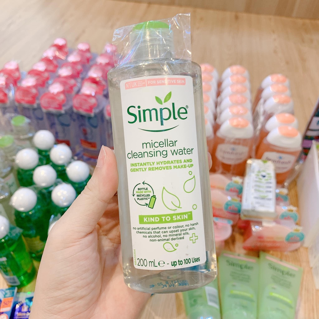 Nước tẩy trang dịu nhẹ Simple Kind to Skin Micellar Cleansing Water 🌿 | BigBuy360 - bigbuy360.vn