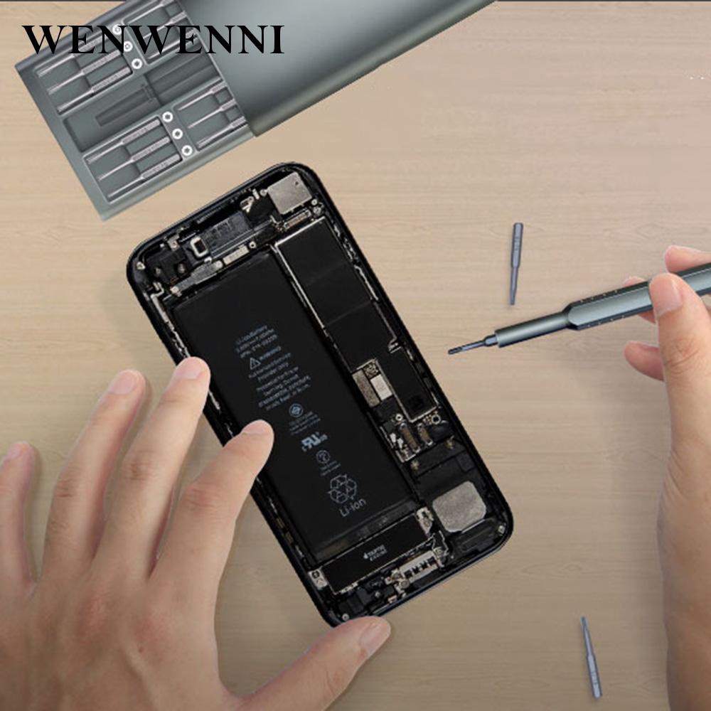 wenwenni 49 PCS Mini Precision for iPhone Macbook Electronics Watch Glasses  Repair Tool    Magnetic Driver Bit Creative