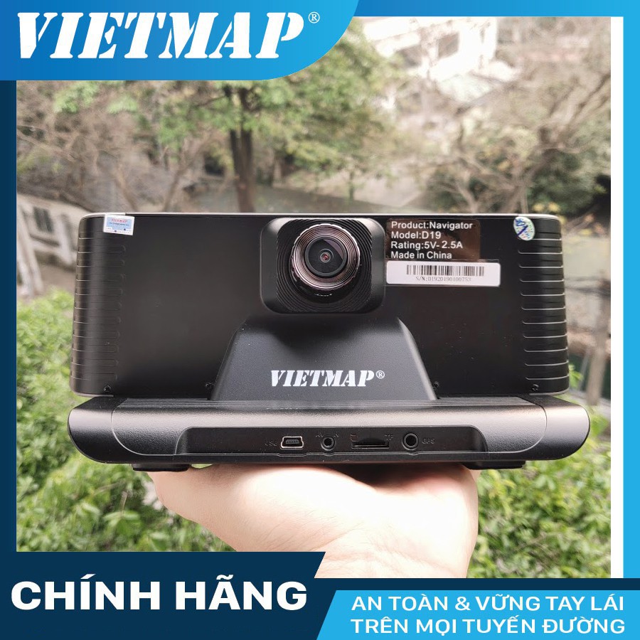 Camera Hành Trình Dẫn Đường VIETMAP D19 cho xe hơi + Thẻ Nhớ 64GB | BigBuy360 - bigbuy360.vn