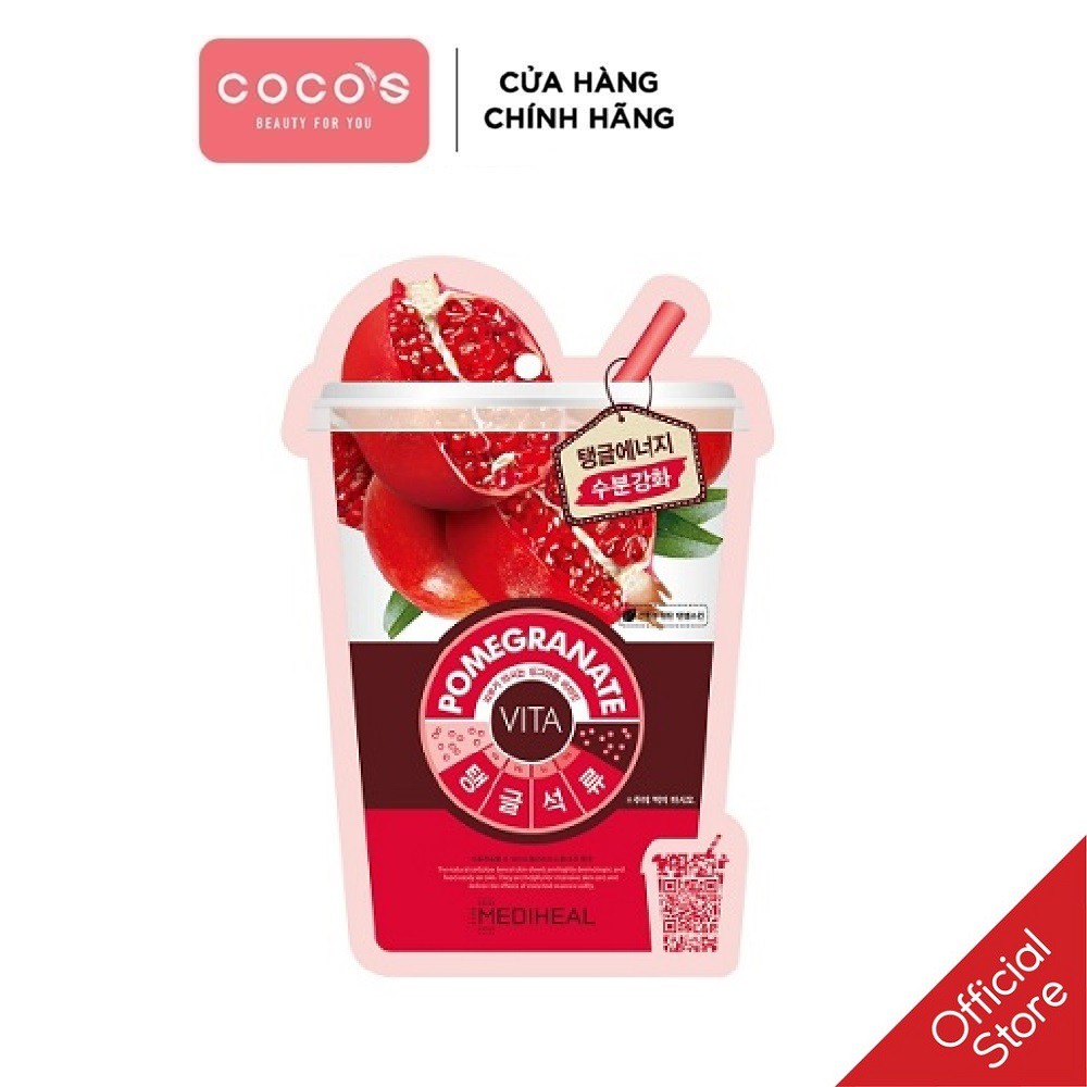 Mặt Nạ Lựu Giữ Ẩm Và Tăng Độ Đàn Hồi Cho Da Mediheal Pomegranate Vita Mask 20ml | BigBuy360 - bigbuy360.vn