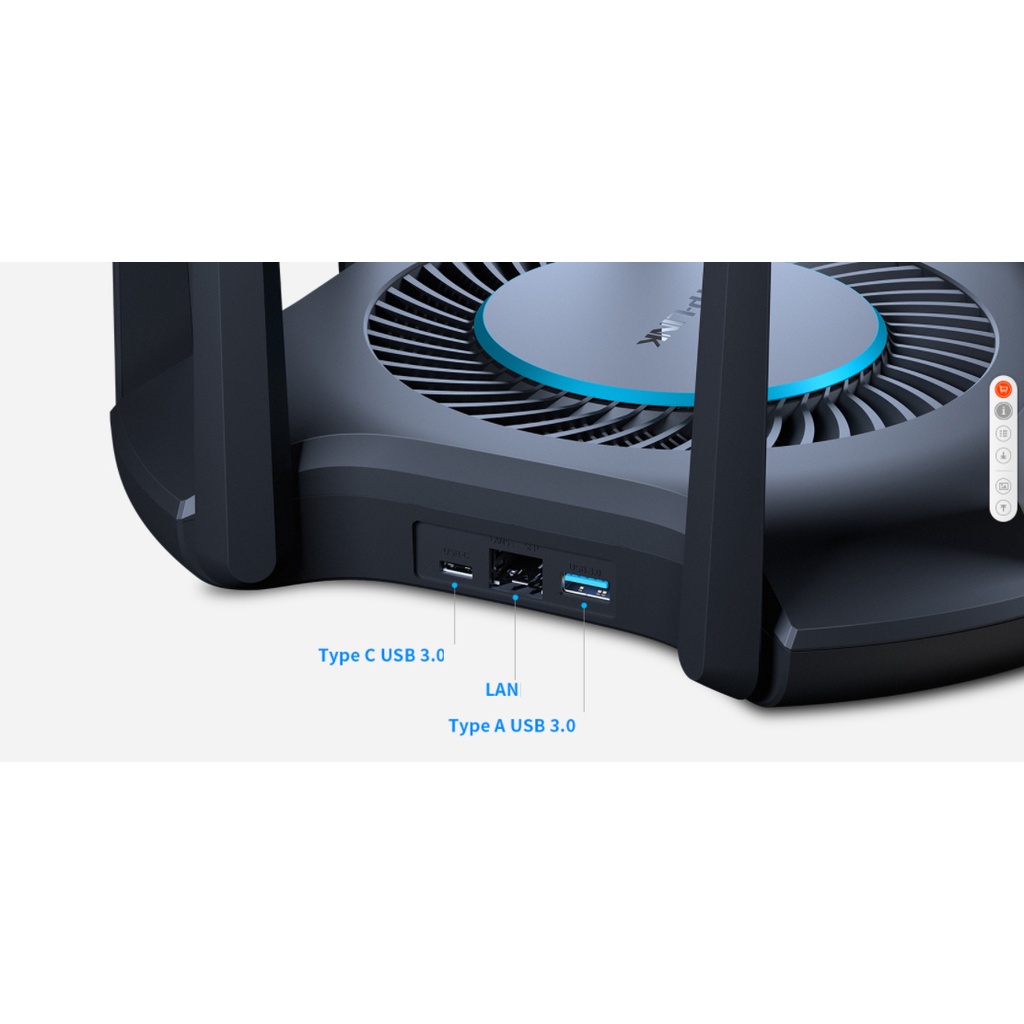 Bộ phát không dây TP-LINK TL-XDR6060 Turbo AX6000 WIFI6 6000 MBps CPU 1.8G RAM 1G, 256MB bộ nhớ Flash